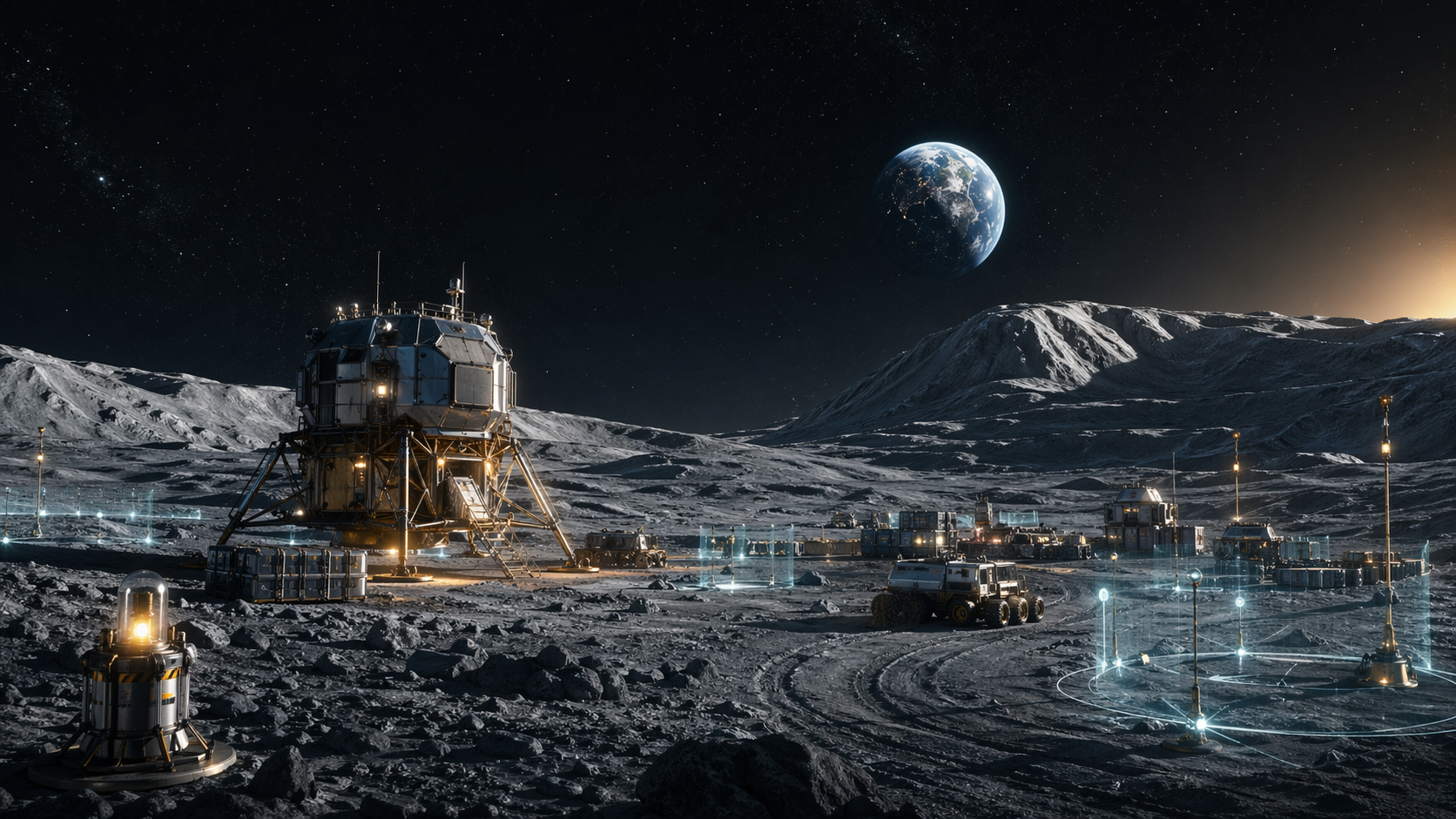 The Moon Will Need More Than Rockets